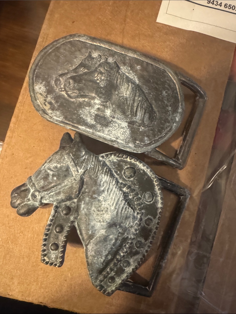 Oval Horse Head Belt Buckle -vintage accurate, 5204& horseshoe/head belt buckle